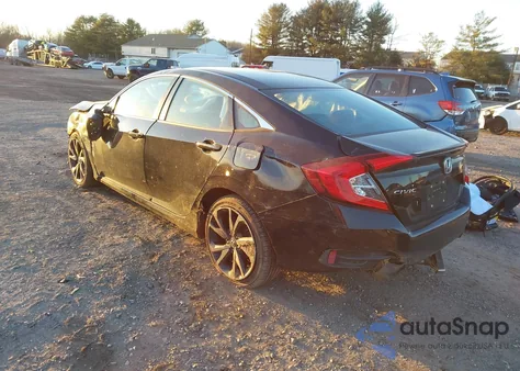 2019 Honda Civic Sport из США, поврежденный, VIN 2HGFC2F82KH518525